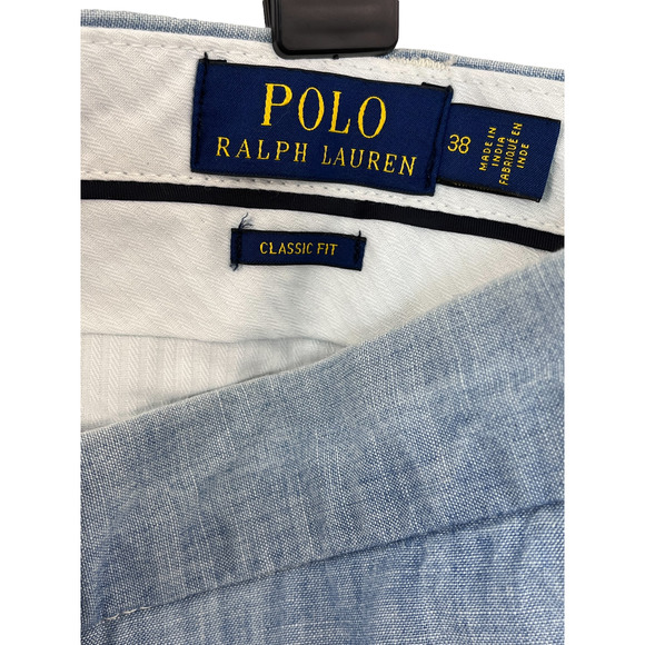 POLO Ralph Lauren Blue Men's Classic Fit Shorts Size 38 - Picture 10 of 10
